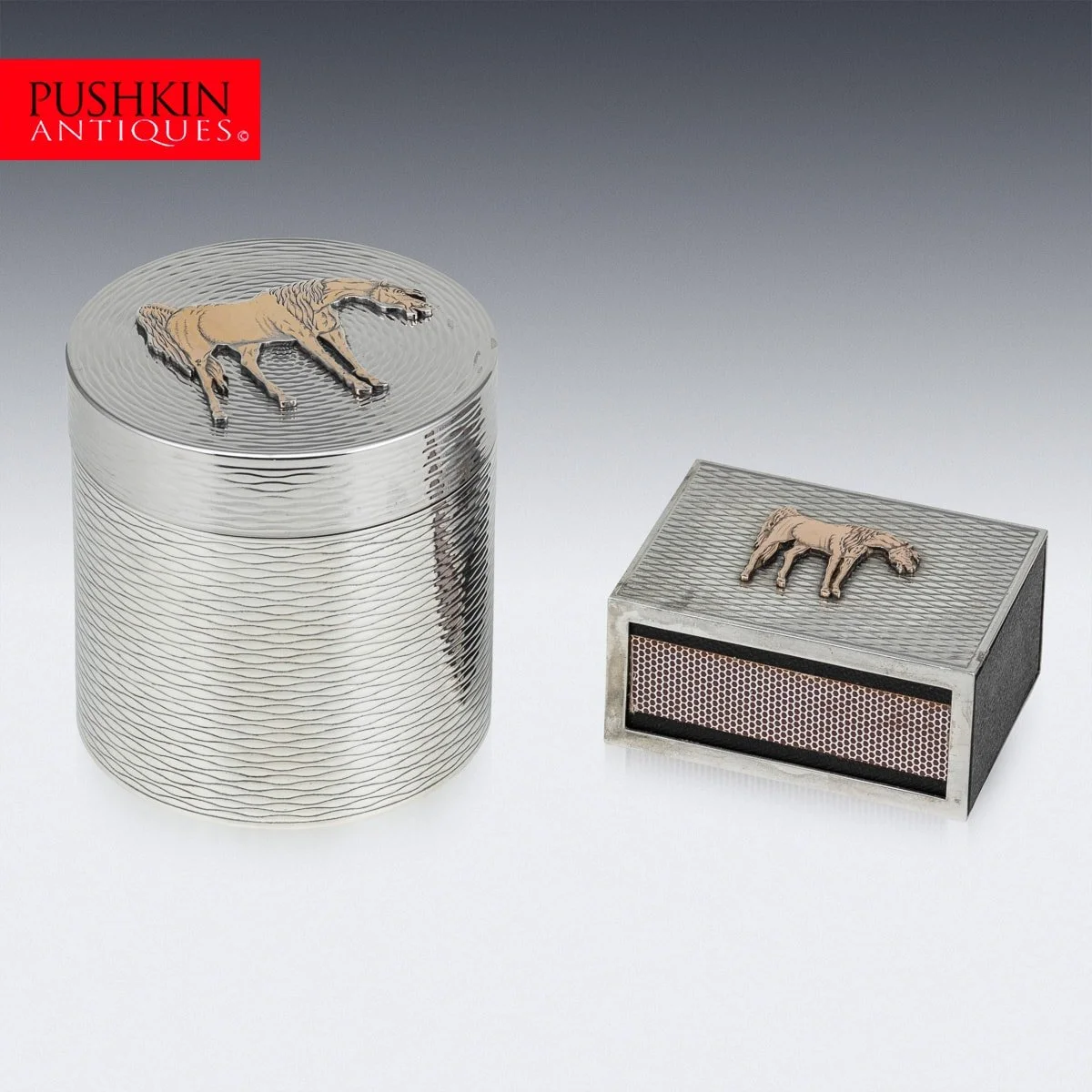 HERMES ボックス HERMES Swift Sycamore Lift 6 Watch Box Anthracite 658591